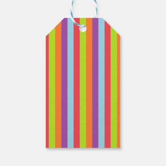 Circus Poster Kindergeboortedag Cadeaulabel (Achterkant)