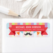 Circus Poster Kindergeboortedag Etiket (Insitu)