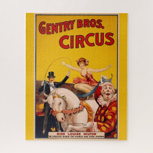  Circus Poster Legpuzzel (Verticaal)