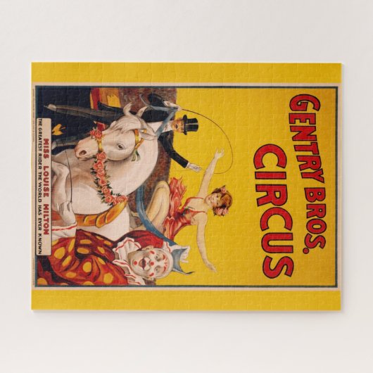  Circus Poster Legpuzzel (Horizontaal)
