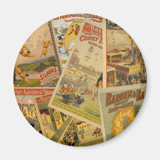 Circus Poster Magnet (Voorkant)