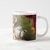 Circus Poster met Acrobat op paard. Grote Koffiekop (Rechts)