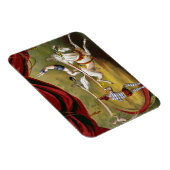 Circus Poster met Acrobat op paard. Magneet (Rechterzijde)