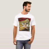 Circus Poster met Acrobat op paard. T-shirt (Voorkant volledig)