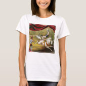 Circus Poster met Acrobat op paard. T-shirt (Voorkant)