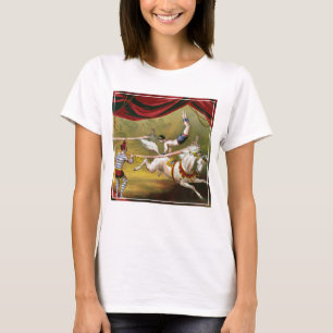Circus Poster met Acrobat op paard. T-shirt