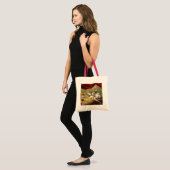 Circus Poster met Acrobat op paard. Tote Bag (Voorkant (model))