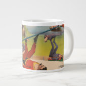 Circus Poster met acrobatische acts, circa 1899. Grote Koffiekop (Voorkant rechts)