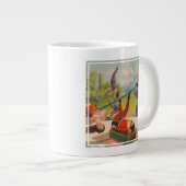 Circus Poster met acrobatische acts, circa 1899. Grote Koffiekop (Voorkant rechts)