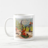 Circus Poster met acrobatische acts, circa 1899. Koffiemok (Links)