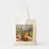 Circus Poster met acrobatische acts, circa 1899. Tote Bag (Voorkant)