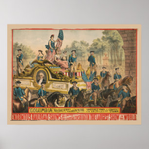  Circus Poster met Parade Float