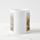  Circus Poster met Parade Float Grote Koffiekop (Voorkant)