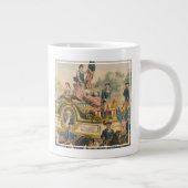  Circus Poster met Parade Float Grote Koffiekop (Rechts)