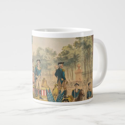 Circus Poster met Parade Float Grote Koffiekop (Voorkant rechts)