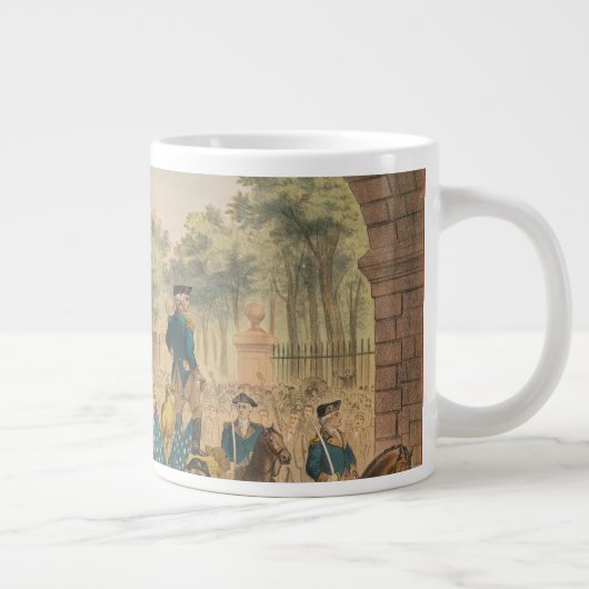 Circus Poster met Parade Float Grote Koffiekop (Rechts)