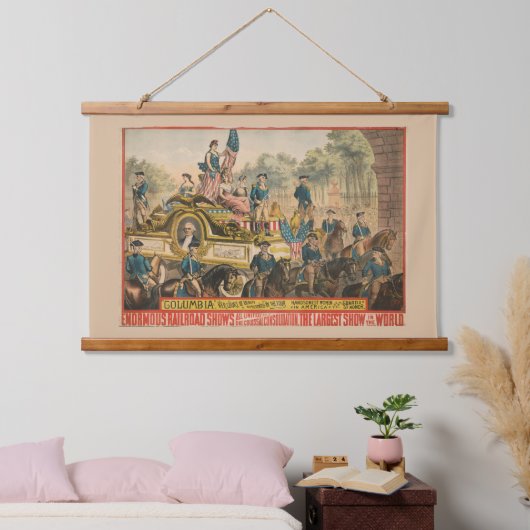 Circus Poster met Parade Float Hangend Wandkleed (Slaapkamer)