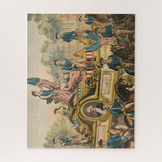 Circus Poster met Parade Float Legpuzzel (Verticaal)