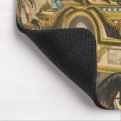  Circus Poster met Parade Float Muismat (Hoek)