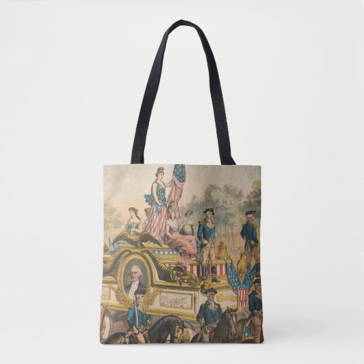 Circus Poster met Parade Float Tote Bag (Voorkant)
