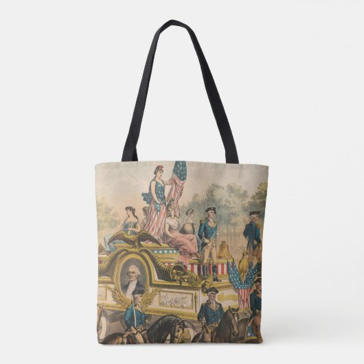  Circus Poster met Parade Float Tote Bag (Achterkant)