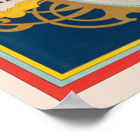 Circus Poster met portretten van Barnum & Bailey (Hoek)