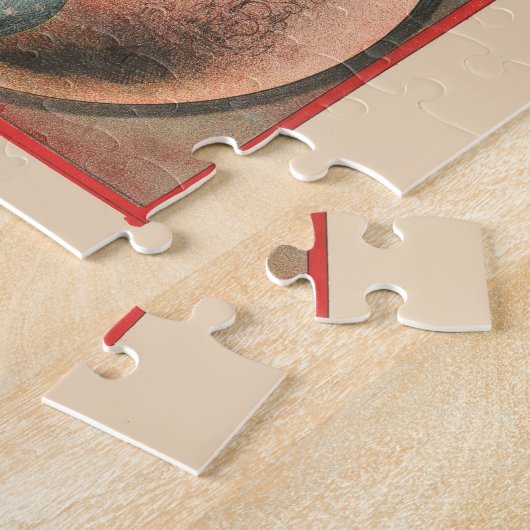 circus Poster met scènes van acrobatiek Legpuzzel (Zijkant)