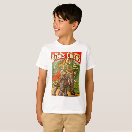 Circus Poster T-shirt (Voorkant volledig)