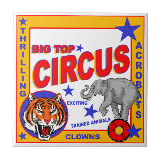  Circus Poster Tegeltje