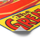 circus Poster tonen hoge draad acrobaten (Hoek)