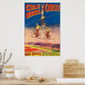 circus Poster tonen hoge draad acrobaten (Keuken)