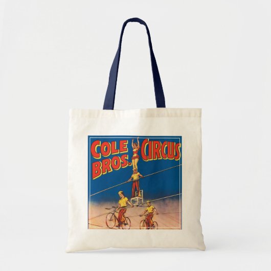  circus Poster tonen hoge draad acrobaten Tote Bag (Voorkant)