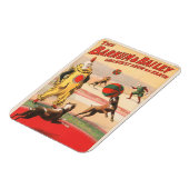 Circus Poster toont clowns met optredende honden Magneet (Linkerzijde)
