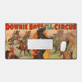 Circus Poster toont vele paarden die stunts doen. Bureaumat (Keyboard & Muis)