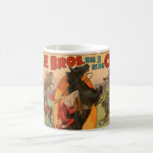 Circus Poster toont vele paarden die stunts doen. Koffiemok (Center)