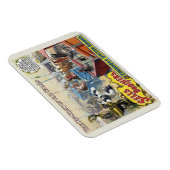 Circus Poster toont wilde dieren in kooien Magneet (Rechterzijde)