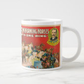 Circus Poster van 63 optredende paarden in één rin Grote Koffiekop (Rechts)