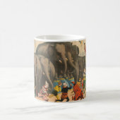 Circus Poster van acrobaten springen over olifante Koffiemok (Center)