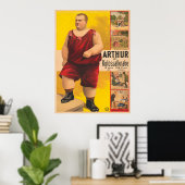 circus Poster van Arthur het kolossale Kind (Thuiskantoor)