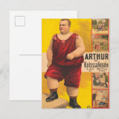  circus Poster van Arthur het kolossale Kind Briefkaart (Voorkant / Achterkant)