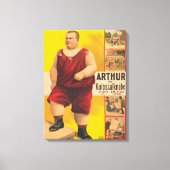  circus Poster van Arthur het kolossale Kind Canvas Afdruk (Voorkant)