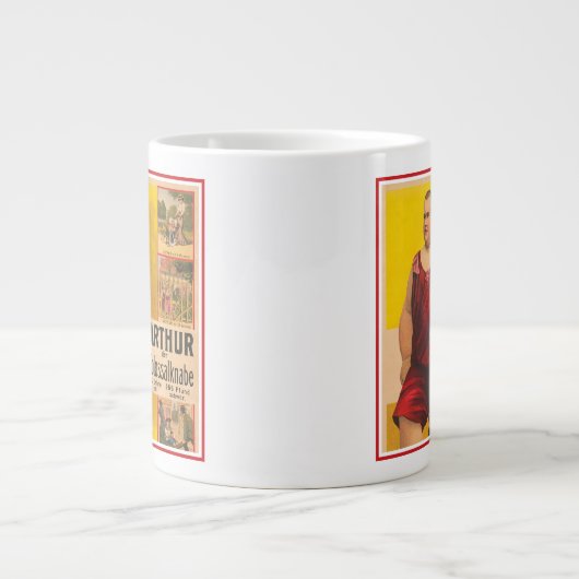 circus Poster van Arthur het kolossale Kind Grote Koffiekop (Voorkant)