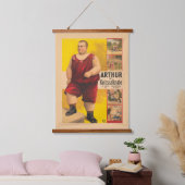 circus Poster van Arthur het kolossale Kind Hangend Wandkleed (Slaapkamer)