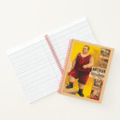  circus Poster van Arthur het kolossale Kind Notitieboek (Binnen)