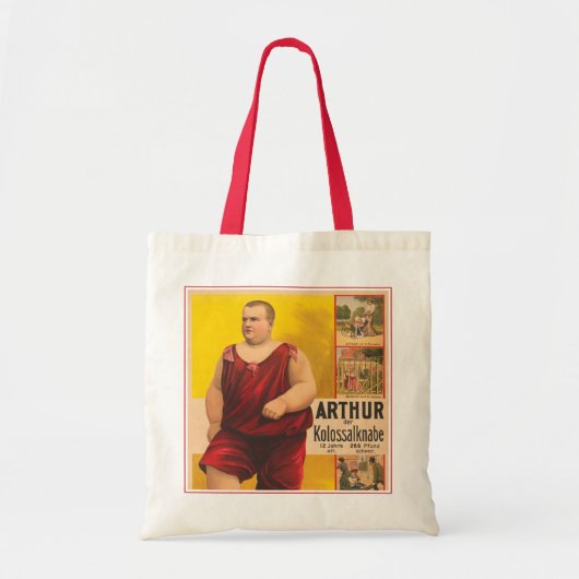  circus Poster van Arthur het kolossale Kind Tote Bag (Voorkant)