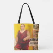  circus Poster van Arthur het kolossale Kind Tote Bag (Achterkant)