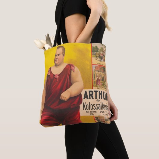  circus Poster van Arthur het kolossale Kind Tote Bag (Dichtbij)