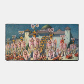 Circus Poster van dansers voor de Moorse koning Bureaumat (Voorkant)