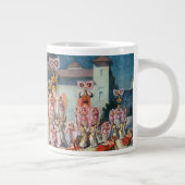 Circus Poster van dansers voor de Moorse koning Grote Koffiekop (Rechts)