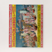 Circus Poster van dansers voor de Moorse koning Legpuzzel (Verticaal)